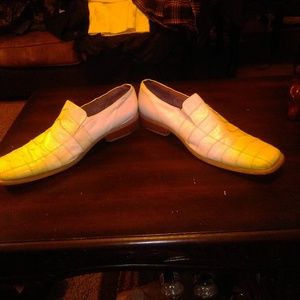 Giorgio Brutini genuine snake shoes